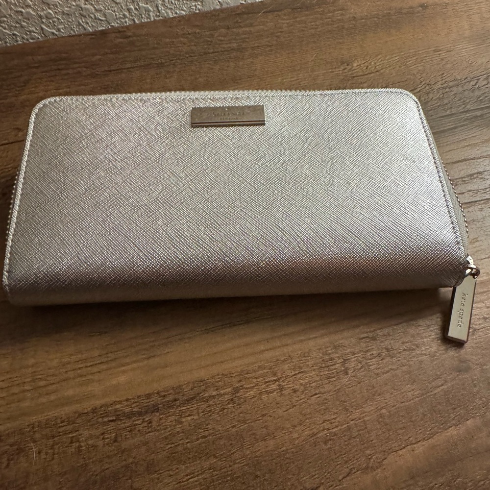 Kate Spade Silver Wallet - Picture 2 of 3